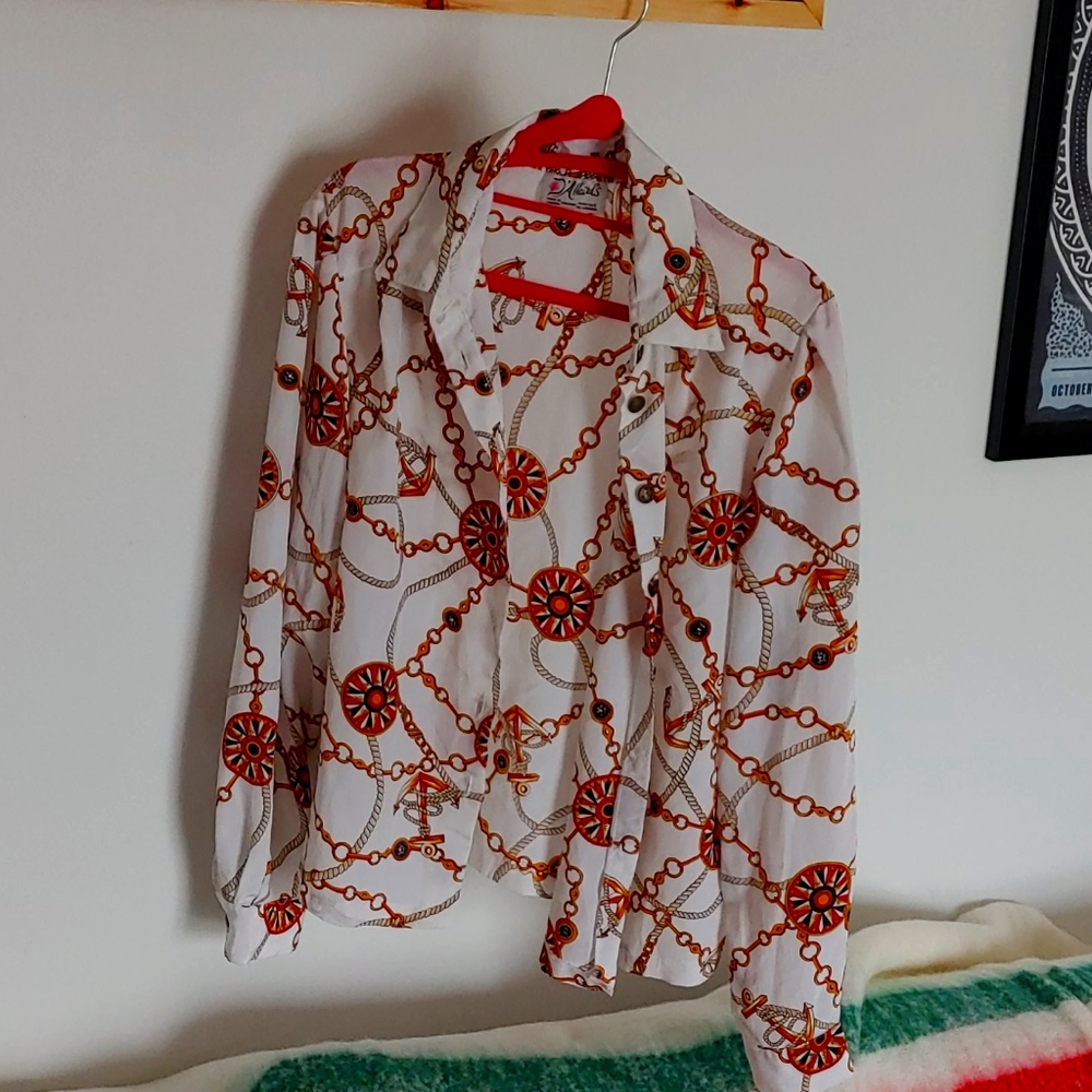 Vintage nautical blouse